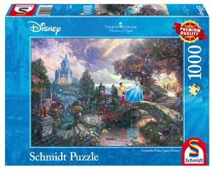 Bild von Puzzle 1000 PQ Kopciuszek Disney T.Kinkade 106296