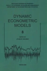 Bild von Dynamic econometric models 8