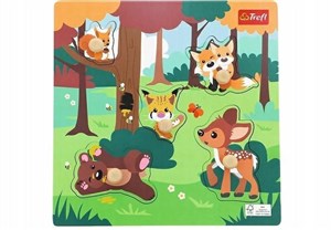 Obrazek Puzzle mini drewniane Forest 61624