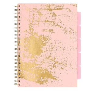 Obrazek Kołozeszyt Pads A4/100K kratka Marmur różowy