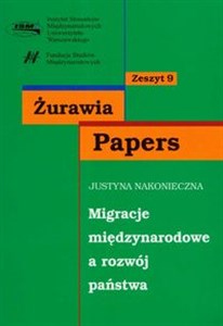 Bild von Migracje międzynarodowe a rozwój państwa zeszyt 9