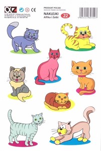 Bild von Naklejki Alfika i Zetki 22 Kotki