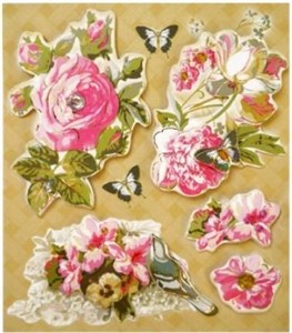 Obrazek NAKLEJKI 3D KWIATY