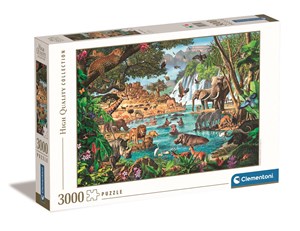 Obrazek Puzzle 3000 HQ African Waterhole 33551