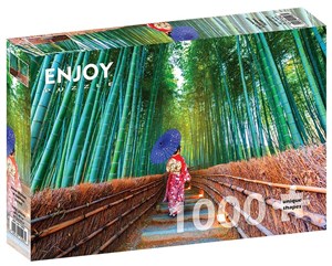 Obrazek Puzzle 1000 Las bambusowy/Japonia