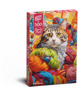 Bild von Puzzle 500 CherryPazzi Feline Whimsy 20098