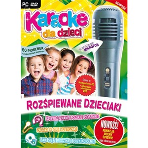 Obrazek Karaoke Dla Dzieci Rozśpiewane Dzieciaki z mikrofonem (PC-DVD)