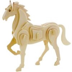 Obrazek Puzzle drewniane 3D Koń