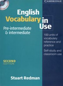 Obrazek English Vocabulary in Use Pre - intermediate & intermediate + CD 100 units of vocabulary reference and pracice