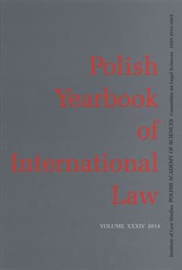 Bild von Polish Yearbook of International Law