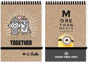 Obrazek Kołonotes A6/96K kratka Minionki