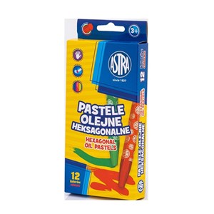 Bild von Pastele olejne heksagonalne ASTRA 12 kolorów