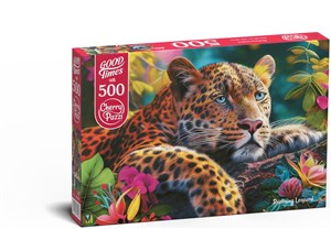 Obrazek Puzzle 500 CherryPazzi Reclining Leopard 20166