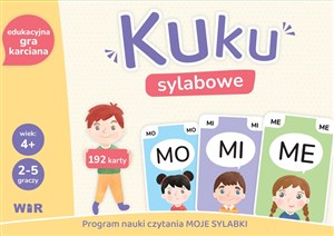 Obrazek Kuku sylabowe Edukacyjna gra karciana dla dzieci