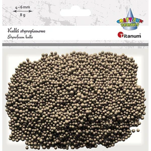 Obrazek Styropianowe kulki 8g brązowe