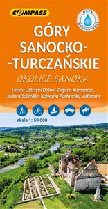 Obrazek Góry Sanocko-Turczańskie, okolice Sanoka - mapa laminowana 1:50 000