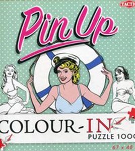 Obrazek Pin-Up Color-In puzzle do kolorowania 1000