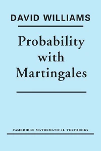 Obrazek WILLIAMS, D: PROBABILITY WITH MARTINGALES