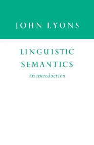 Bild von LYONS, J: LINGUISTIC SEMANTICS