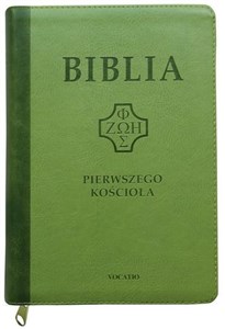 Obrazek Biblia Pierwszego Kościoła jasnozielona z paginatorami i suwakiem