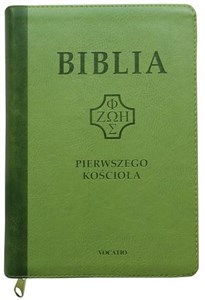 Bild von Biblia Pierwszego Kościoła jasnozielona z paginatorami i suwakiem