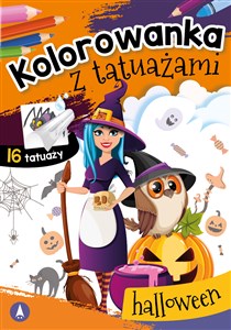 Obrazek Kolorowanka z tatuażami Halloween