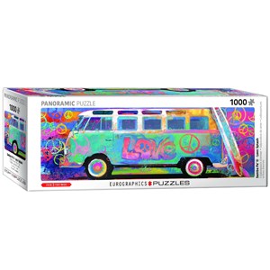 Obrazek Puzzle 1000 panoramic VW Love Splash 6010-5549