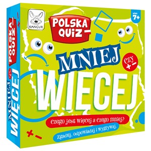 Obrazek Gra Polska Quiz Mniej czy Więcej