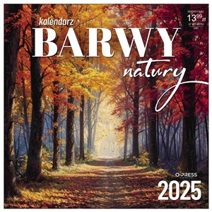 Bild von Kalendarz 2025 Barwy Natury ścienny