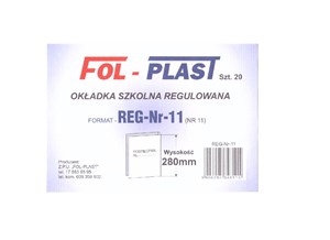 Obrazek Okładka na podr regulowana NR 11 (20szt)