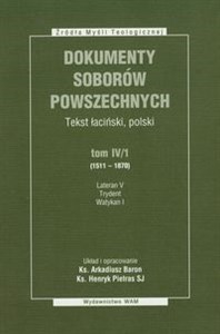 Obrazek Dokumenty Soborów Powszechnych tom 4/1 1511-1870