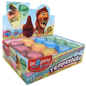 Obrazek Temperówka podwójna pastelowa (12szt)