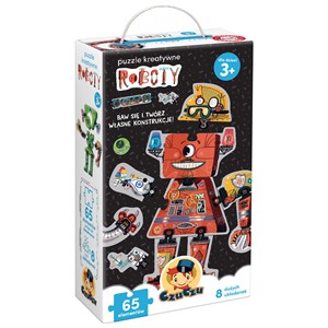 Obrazek CzuCzu Puzzle kreatywne Roboty 3+