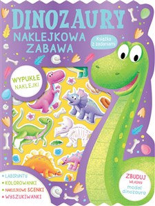 Bild von Dinozaury Naklejkowa zabawa Książka z zadaniami