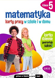Bild von Matematyka Karty pracy w szkole i w domu Klasa 5