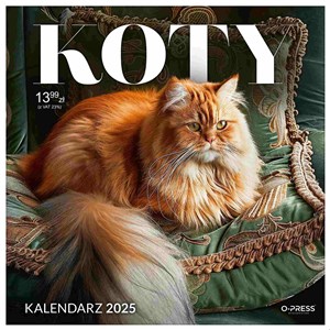 Bild von Kalendarz 2025 A3 Ścienny Koty