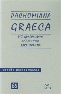 Obrazek Pachomiana Graeca Vita Graeca Prima List Ammona Paralipomena 65