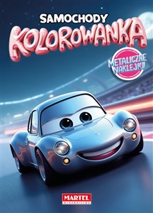 Bild von Kolorowanka Samochody z naklejkami metalicznymi