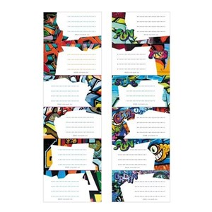 Bild von Naklejki na zeszyt Kaktus, Ananas (25szt)