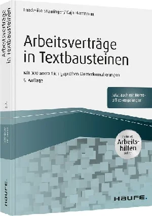 Obrazek STEININGER, F: ARBEITSVERTRÄGE IN TEXTBAUSTEINEN