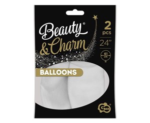 Bild von Balony Beauty&Charm pastelowe białe 2szt