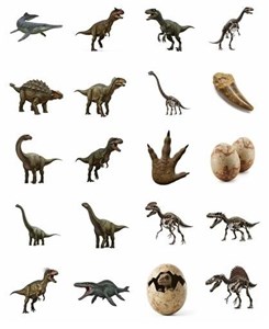 Bild von Naklejki Motywacyjne dinozaury 25mm