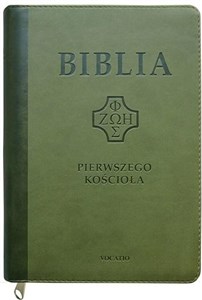 Bild von Biblia Pierwszego Kościoła ciemnozielona z paginatorami i suwakiem