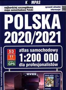 Bild von Polska 2020/2021 atlas samochodowy dla profesj
