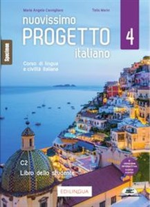 Obrazek Nuovissimo Progetto italiano 4 Podręcznik do włoskiego dla młodzieży i dorosłych Poziom C2