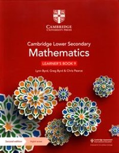 Bild von Cambridge Lower Secondary Mathematics 9 Learner's Book with Digital access