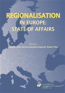 Bild von Regionalisation in Europe: The State of Affairs