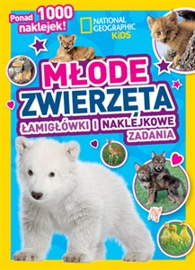 Obrazek National Geographic Kids. Młode zwierzęta. Łamigłówki i naklejkowe zadania