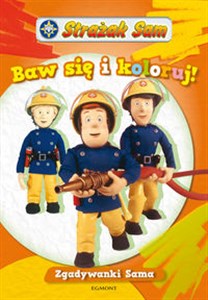 Obrazek Strażak Sam Baw się i koloruj Zgadywanki Sama