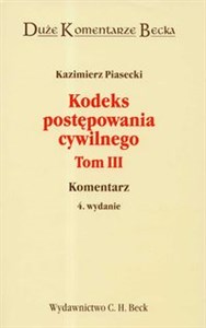 Bild von Kodeks postępowania cywilnego komentarz t.3